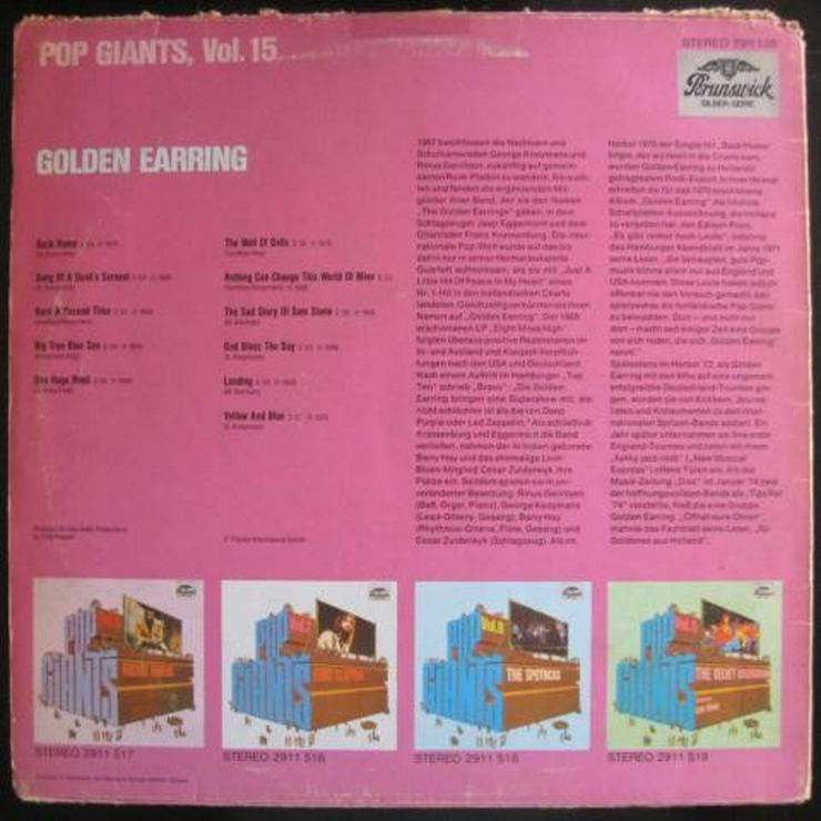 Golden Earring -Pop Giants Vol. 15- LP, Vinyl - LPs & Schallplatten - Bild 2