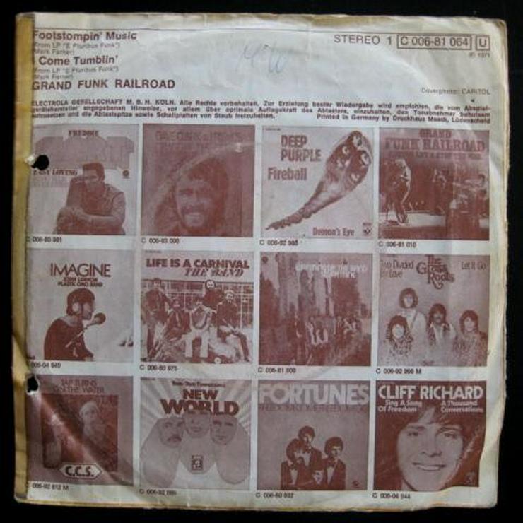 Grand Funk Railroad - Footstompin' Music - - LPs & Schallplatten - Bild 2