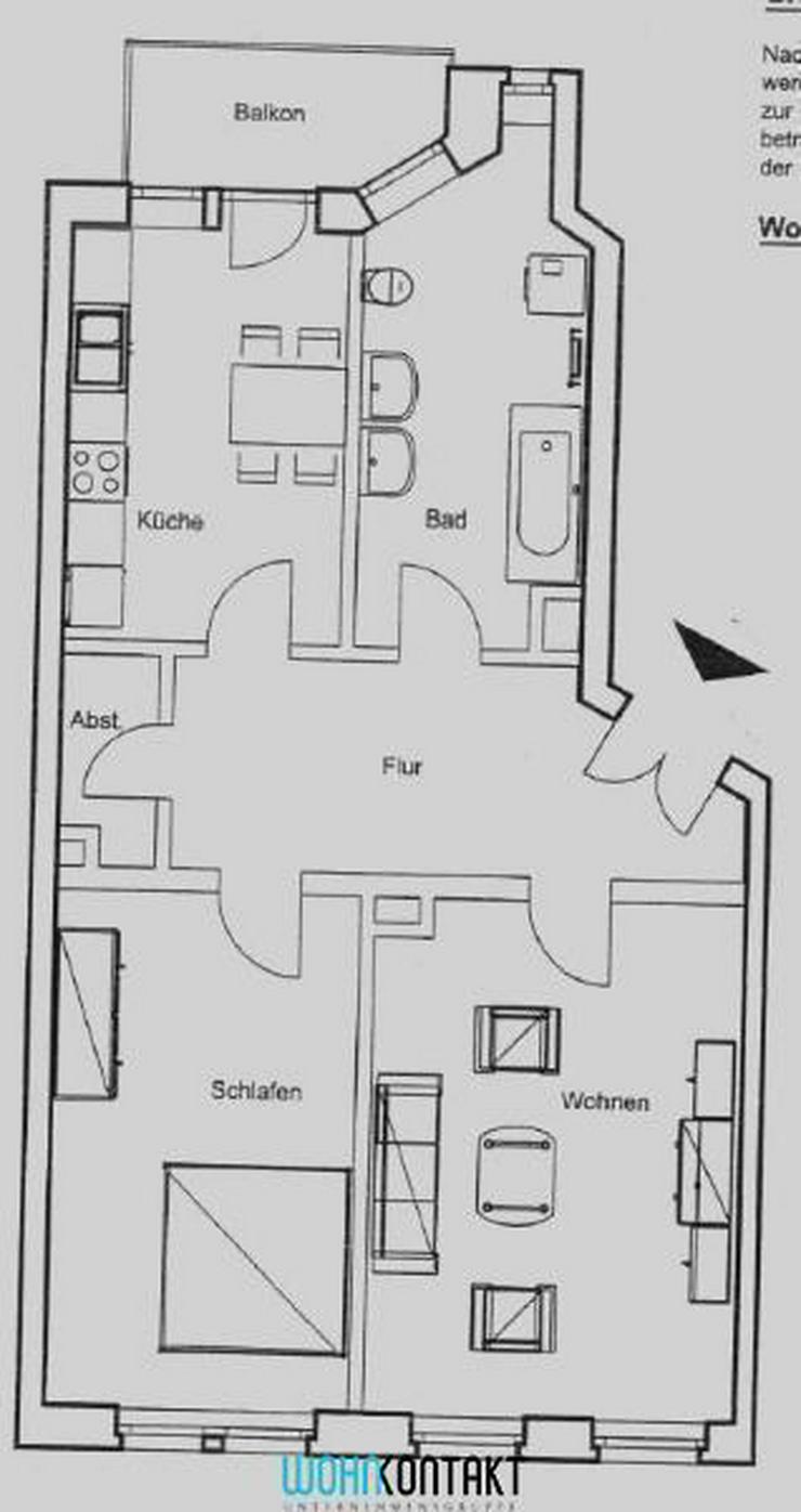 Bild 2: Schmucke 2-Zi.-Wohnung * Tolle Lage in Gohlis * Balkon/ASR/Parkett/Wannenbad