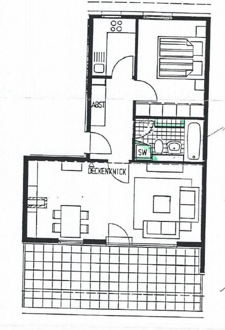 Taucha * Wohlfühl-2ZKB mit sehr großer Terrasse und großem Wohnzimmer * schön sonnig * - Wohnung kaufen - Bild 2