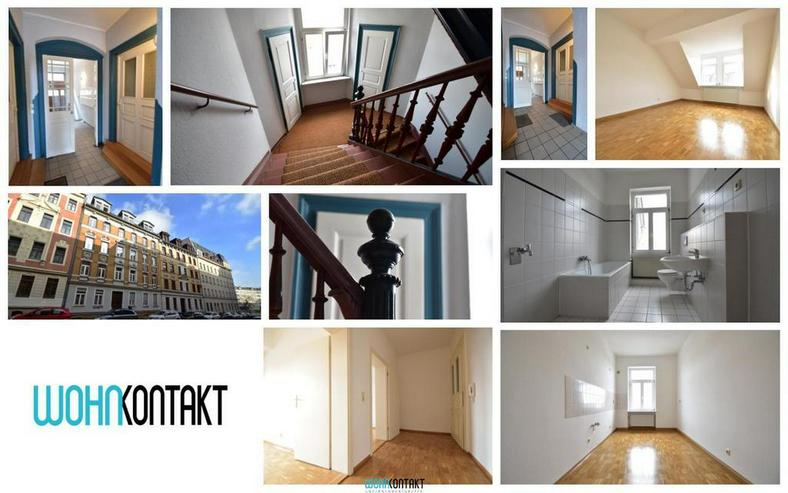 Schmucke 2-Zi.-Wohnung mit Parkettboden in Schleußig * Balkonanbau - Wohnung mieten - Bild 3