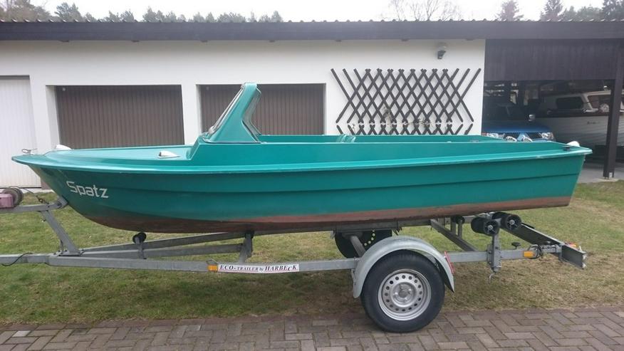 Bild 2: Motorboot Ibis 440x160cm Sportboot Angelboot