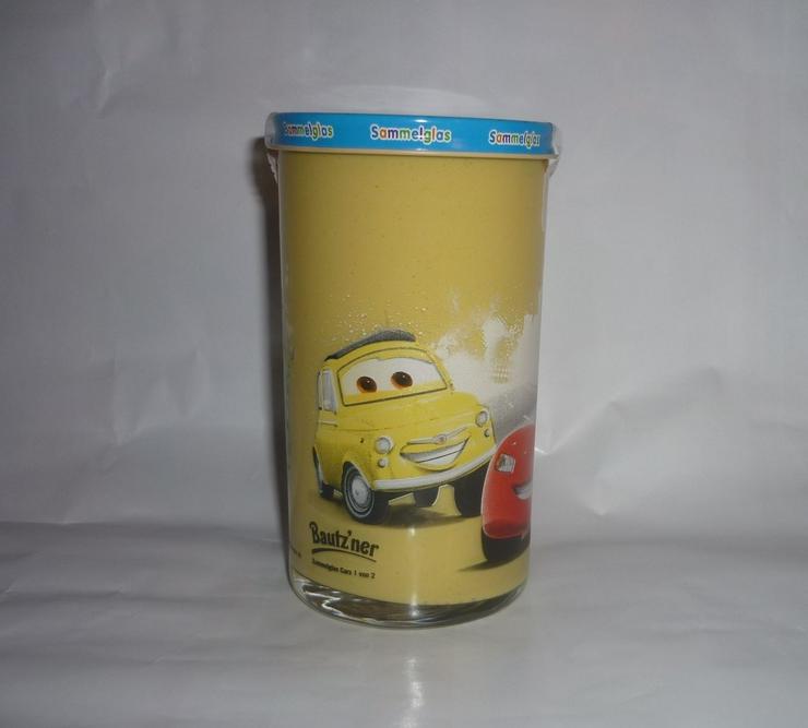 Bild 6: Bautzner Kindersenf Sammelglas Disney CARS Hook
