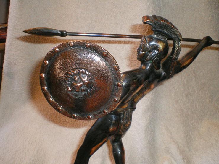 Bild 12: Skulptur - Figur Leonidas von Sparta Bronze (FP) noch 1 x Preis runter gesetzt !