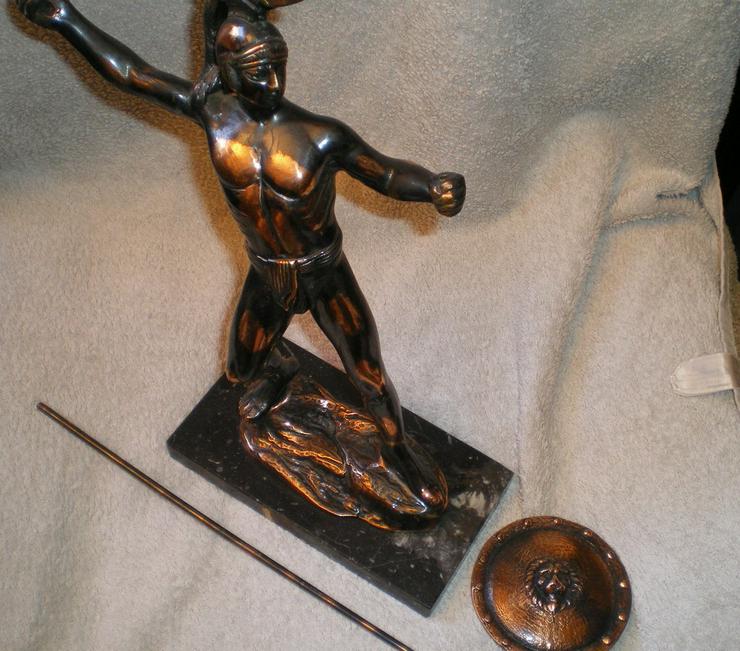 Bild 16: Skulptur - Figur Leonidas von Sparta Bronze (FP) noch 1 x Preis runter gesetzt !