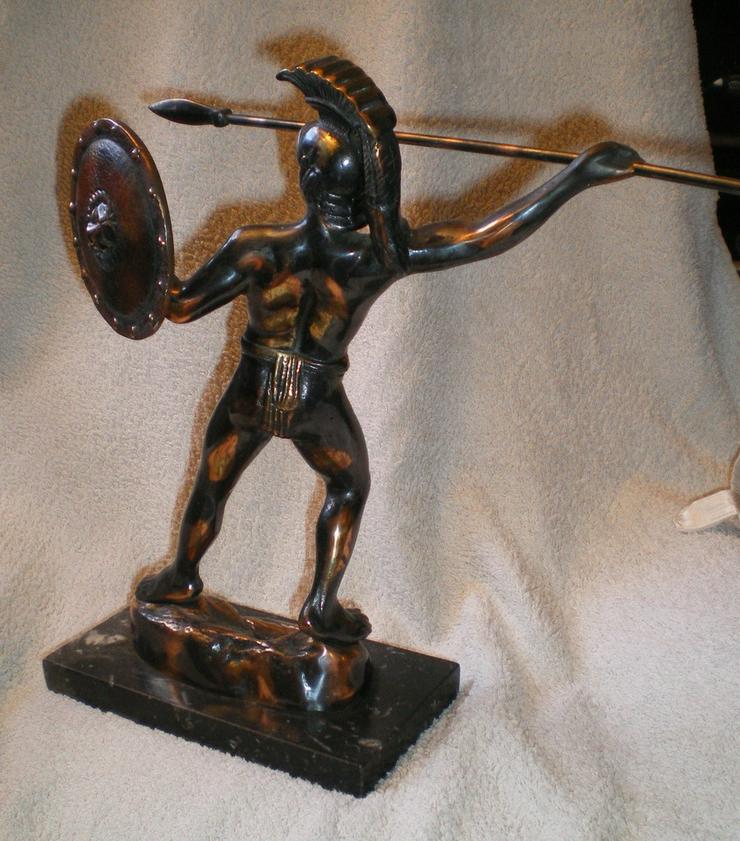 Bild 13: Skulptur - Figur Leonidas von Sparta Bronze (FP) noch 1 x Preis runter gesetzt !