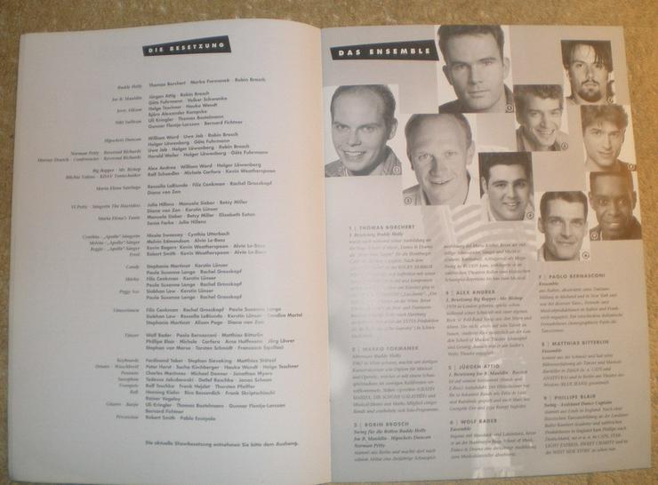 Buddy Holly Story Musical 1996 Hamburg (FP) noch 1 x Preis runter gesetzt ! - Aufkleber, Schilder & Sammelbilder - Bild 11