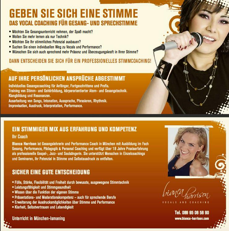 Vocal Coaching & Performance Hamburg Horneburg