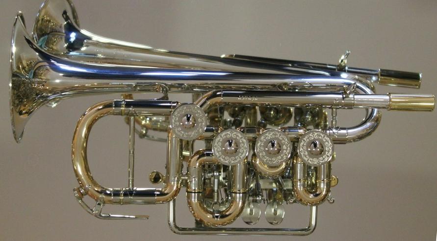 J. Scherzer Piccolotrompete Mod. 8111ST-L, Neu - Blasinstrumente - Bild 3