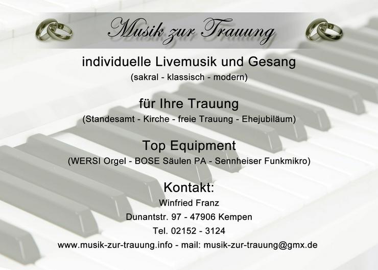 Musik zur Trauung (Hochzeit Wedding) - Musik, Foto & Kunst - Bild 2