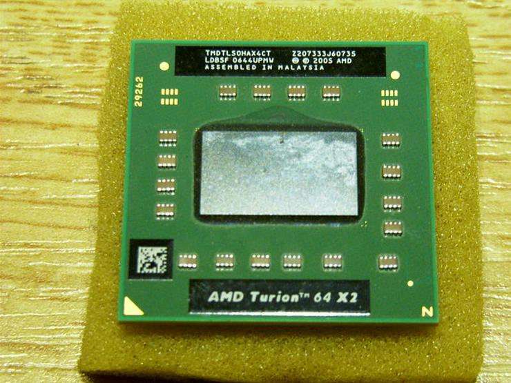 Bild 1: CPU / Microprocessor AMD Athlon 64 X2 TL-50 ,