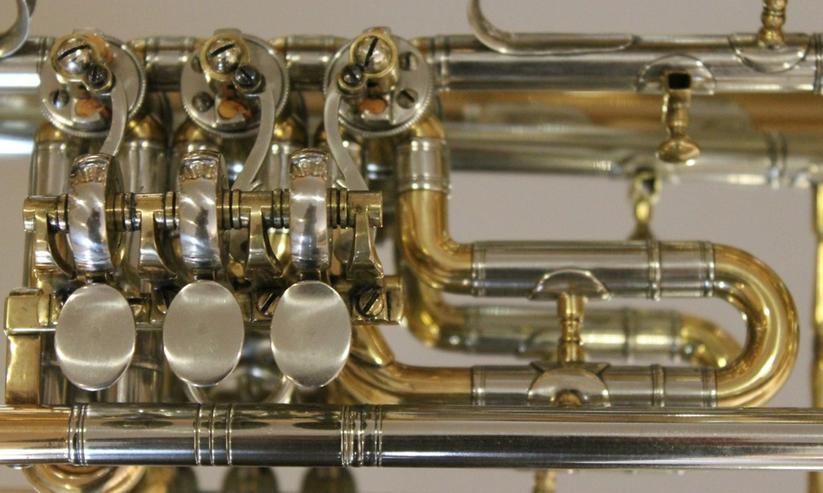 Deutsche Konzert Trompete Goldmessing - Blasinstrumente - Bild 11