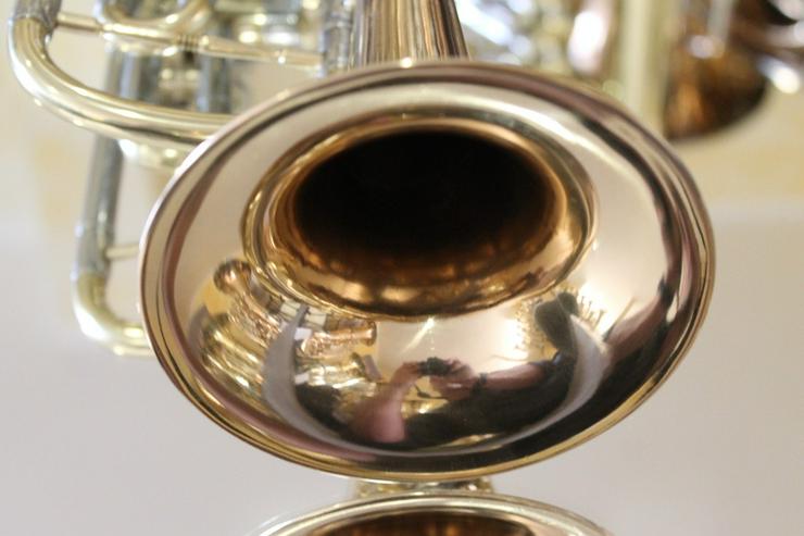 Bild 8: Deutsche Konzert Trompete Goldmessing