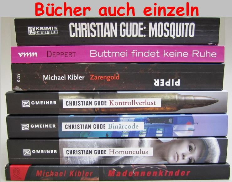 Darmstadt Krimi 7 Stk Kibler Gude Deppert - Romane, Biografien, Sagen usw. - Bild 1