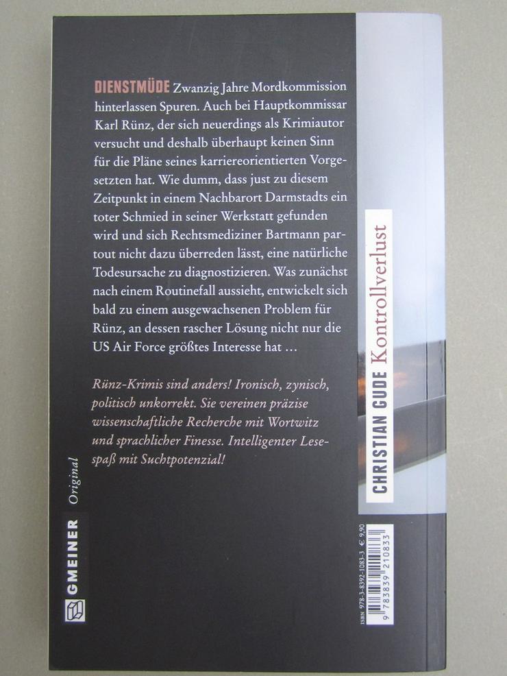 Darmstadt Krimi 7 Stk Kibler Gude Deppert - Romane, Biografien, Sagen usw. - Bild 10