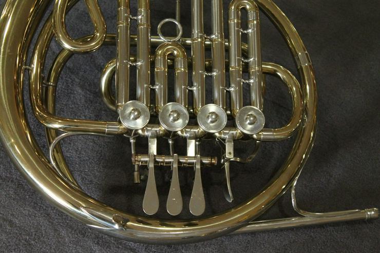 Hans Hoyer B - Waldhorn, 4 Ventile inkl. Koffer - Blasinstrumente - Bild 15