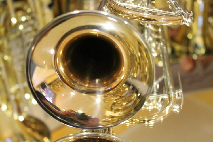 Bild 8: J. Scherzer C - Konzerttrompete aus Goldmessing