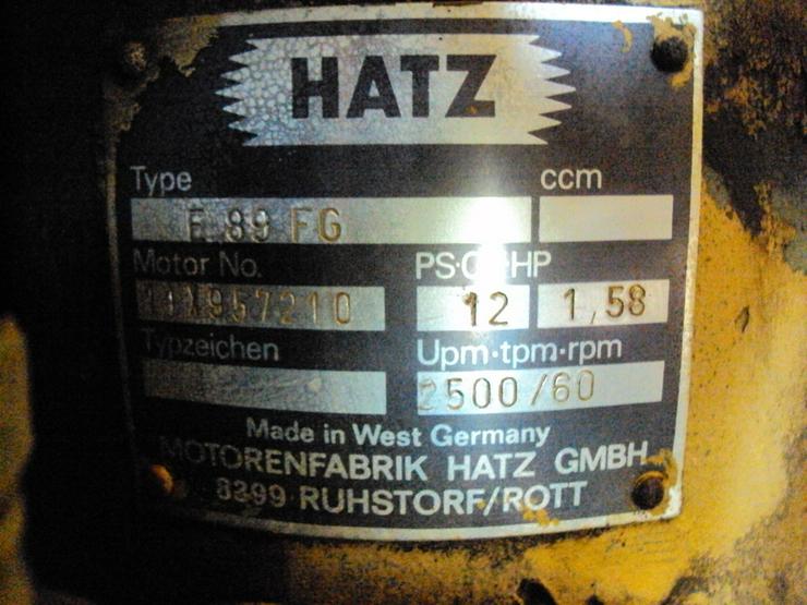 Bild 2: Hatz Motor E 89 FG, 12 PS