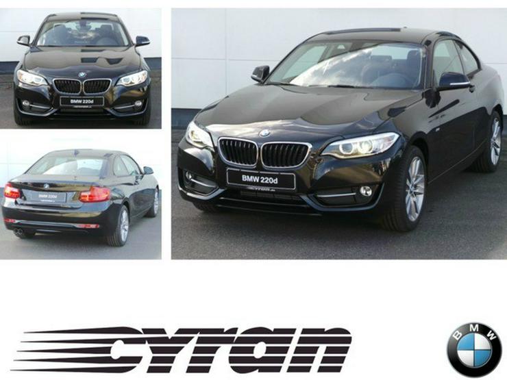 BMW 220d Coupe Sport Line Aut. Navi Business Xenon - 2er Reihe - Bild 1