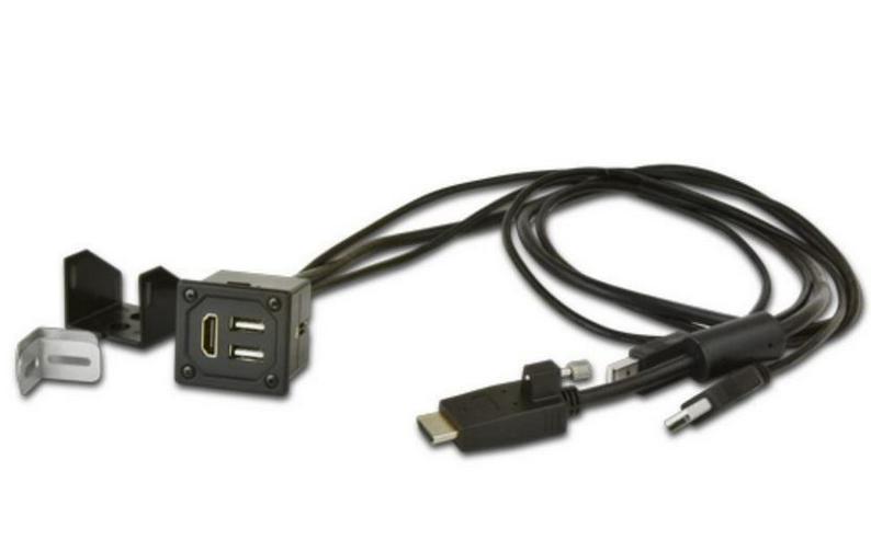 Anschlussbox mit Verlängerung 1x HDMI 2x USB