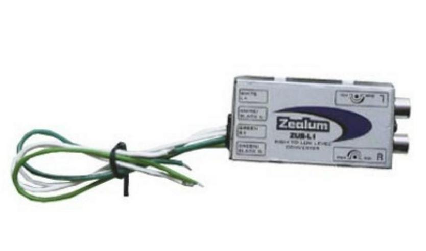 ZEALUM High to Low Level Converter - Lautsprecher, Subwoofer & Verstärker - Bild 1