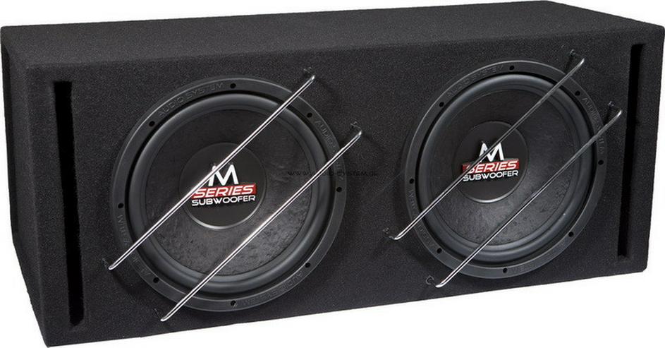Audio System M 12 BR-2 30cm Doppel Subwoofer - Lautsprecher, Subwoofer & Verstärker - Bild 1