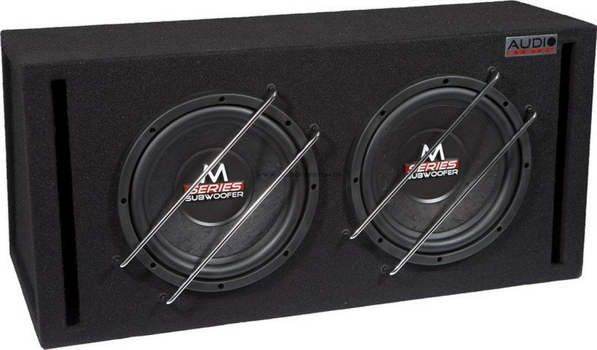 Audio System M 10 BR-2 30cm Doppel Subwoofer - Lautsprecher, Subwoofer & Verstärker - Bild 1