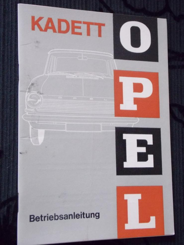 Bild 5: Opel Rekord Betriebsanleitung von 1963