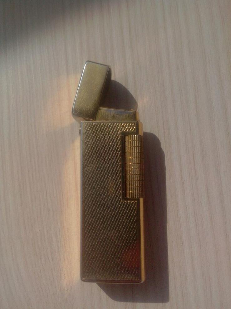 Goldfeuerzeug Rubicon Dux 70er Dunhill Stil - Feuerzeuge & Streichhölzer - Bild 2