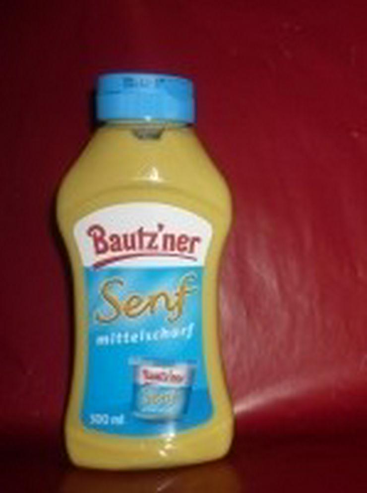Bautzner mittelscharfer Senf  300 ml Quetschfl.