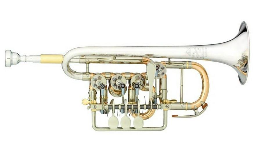 Bild 1: Scherzer Piccolo-Trompete / Piccolotrompete