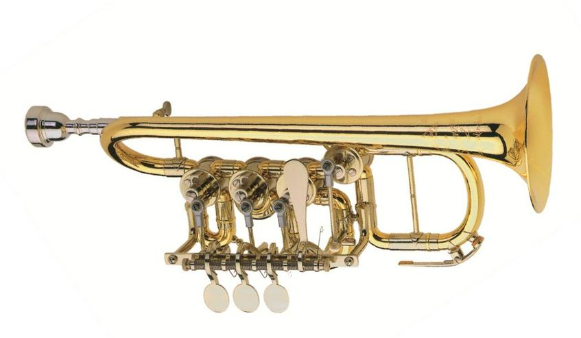 Bild 11: Scherzer Piccolo-Trompete / Piccolotrompete