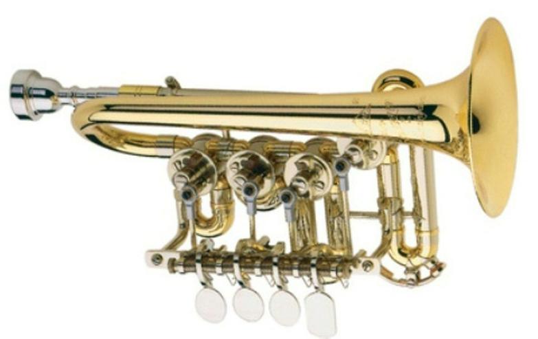 Scherzer Piccolo-Trompete / Piccolotrompete - Blasinstrumente - Bild 5