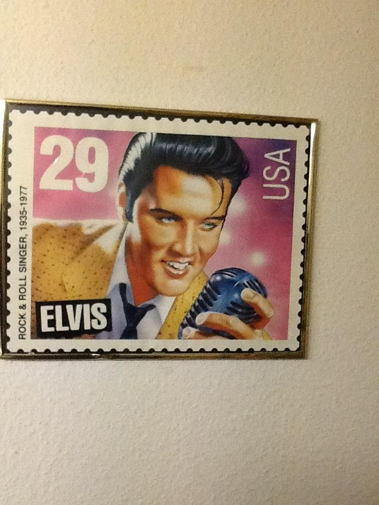 Elvis-Briefmarke als Wandbild- selten - Weitere - Bild 2