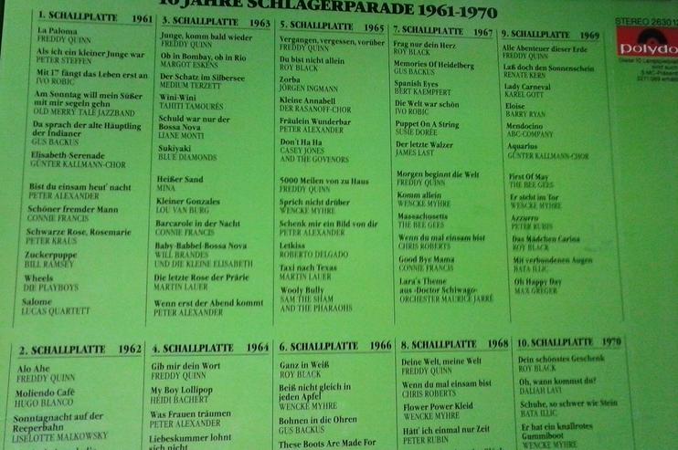 Schlager 1961 bis 1970 - LPs & Schallplatten - Bild 2
