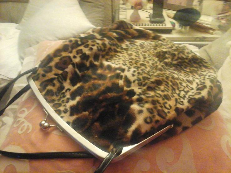 Stofftasche Leopardenoptik