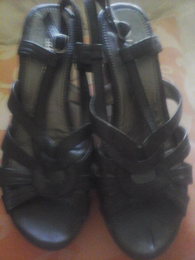 Sandalette schwarz - Größe 40 - Bild 2