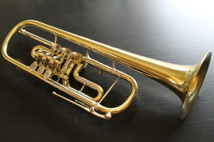 Deutsche B - Konzert - Trompete, 3 Drehventile - Blasinstrumente - Bild 11