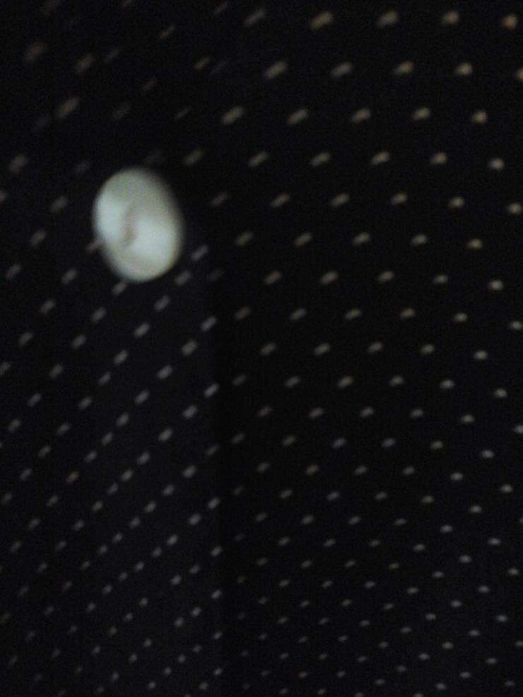 schwarze Bluse mit weißen Punkten - Größen 40-42 / M - Bild 2