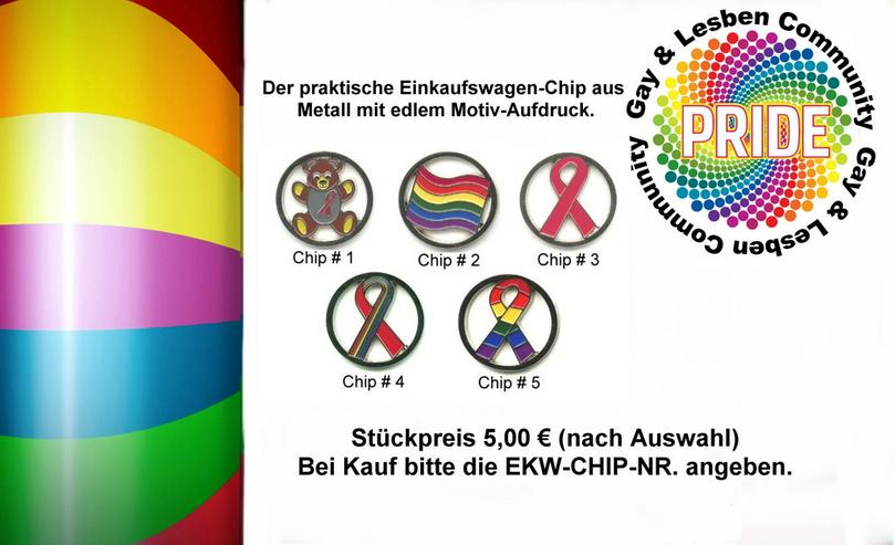 Pride Regenbogen ° EKW-Chips ° 5 Motive - Geldbörsen - Bild 2