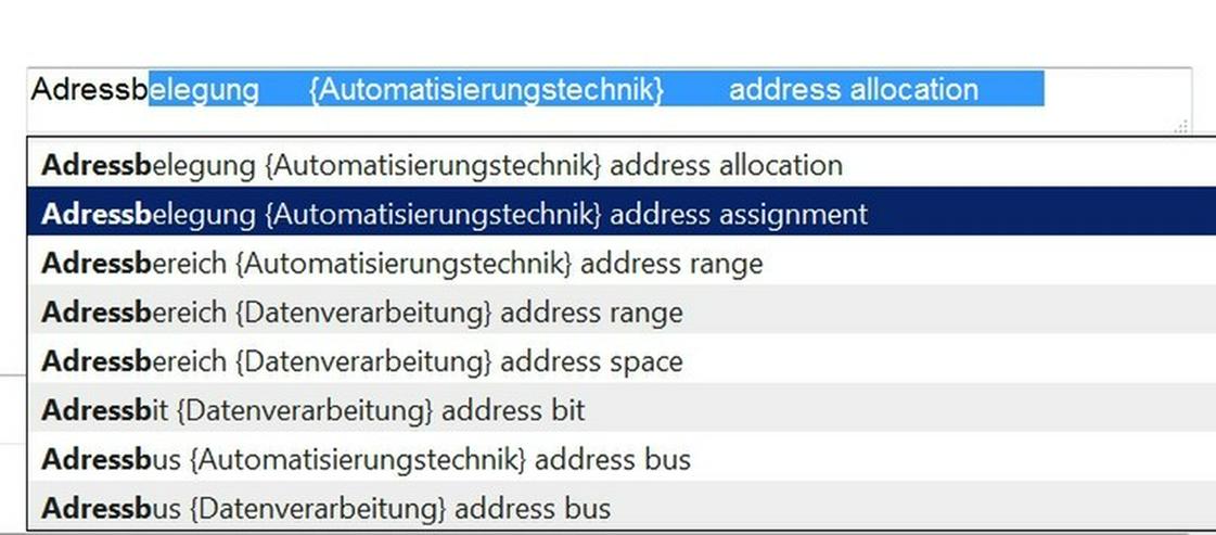 Bild 9: english dictionary automotive terms/ car-words