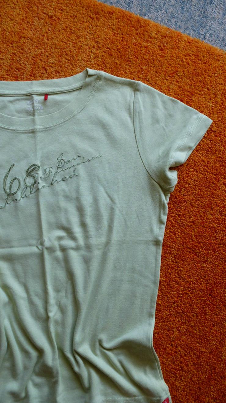 Sommer T-Shirt Größe L in grün von Esprit - Größen 44-46 / L - Bild 4