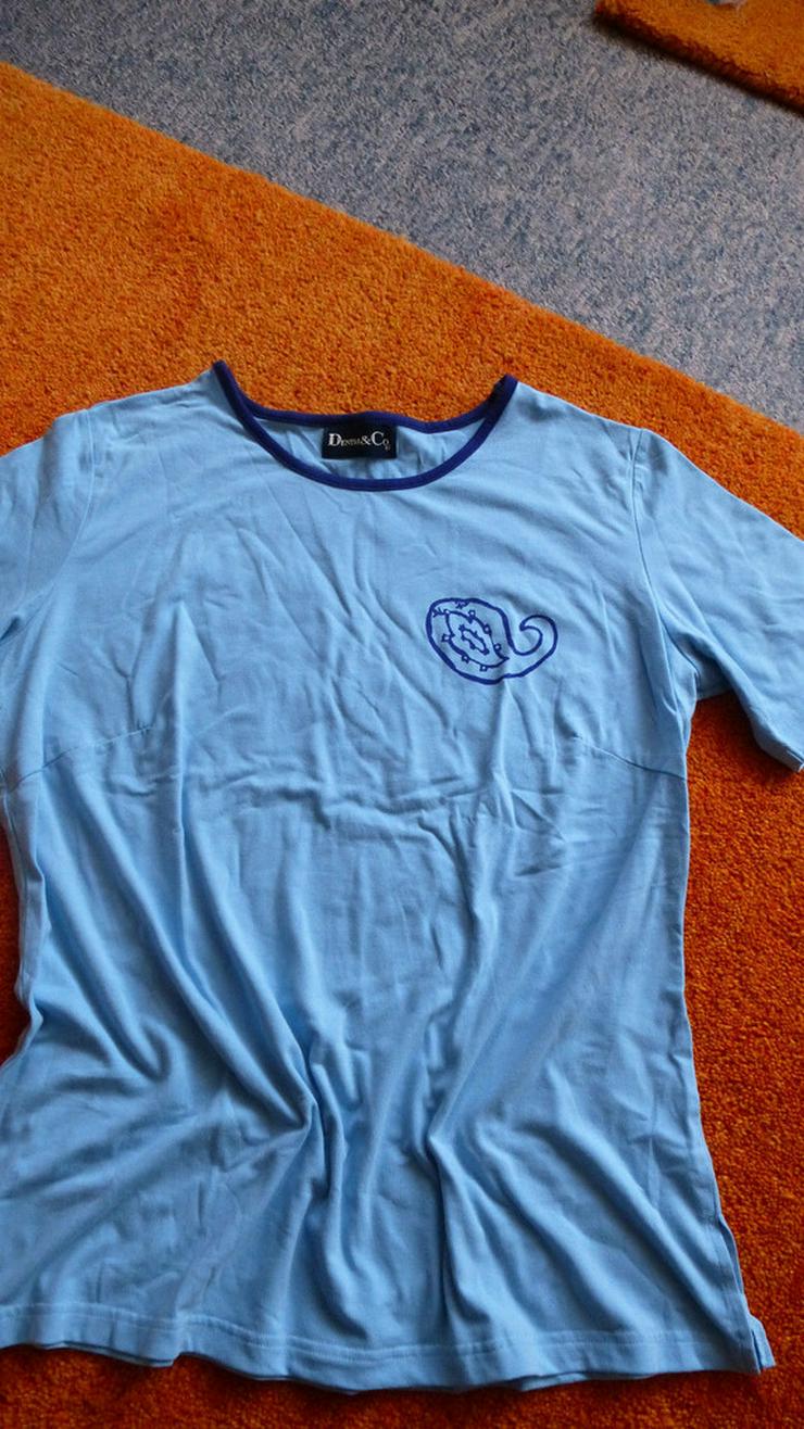 Damen Sommer leichter T-Shirt Bluse Gr. L - Größen 44-46 / L - Bild 1