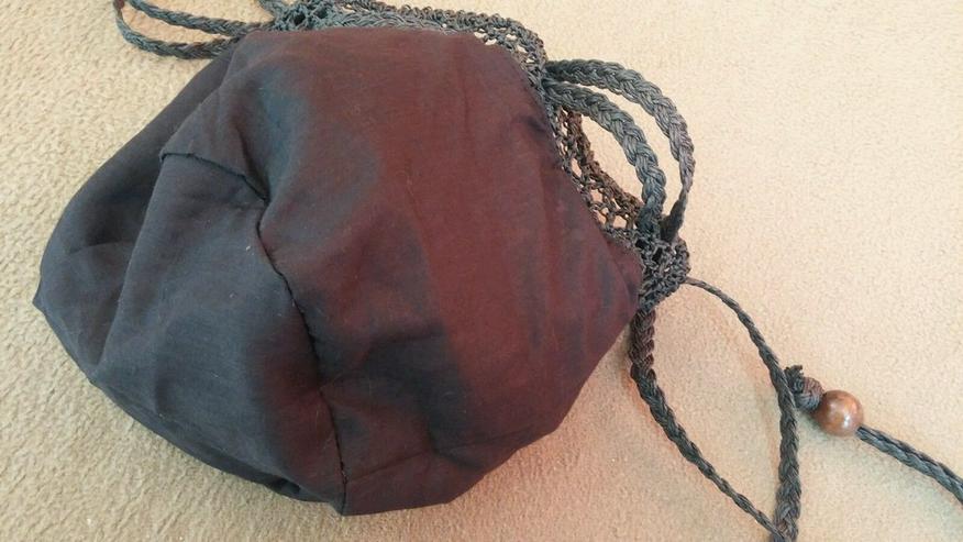 Bild 4: Damen Handtasche RETIKÜL gehäkelt Beutel Tasche