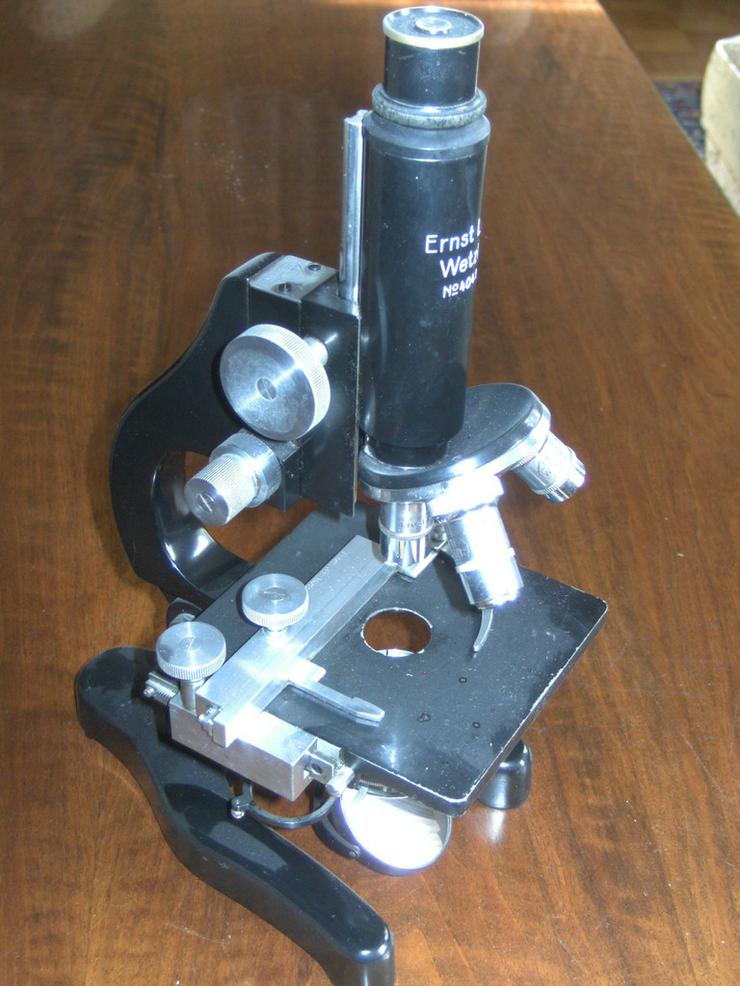 Bild 4: Mikroskop Ernst Leitz Wetzlar,