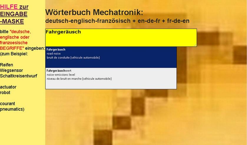 Sprachensoftware: franzoesische Kfz-Begriffe - Wörterbücher - Bild 7