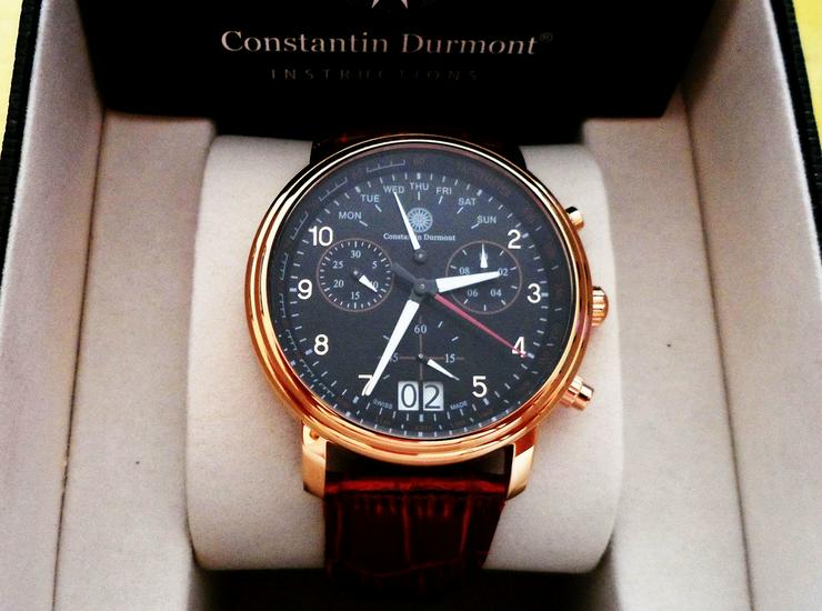 Constantin Durmont Swiss Made Ronda 8040.N neu - Herren Armbanduhren - Bild 7