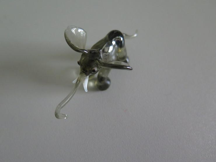 Bild 4: 3 Stck Tierfiguren - Glasfiguren - Elefanten