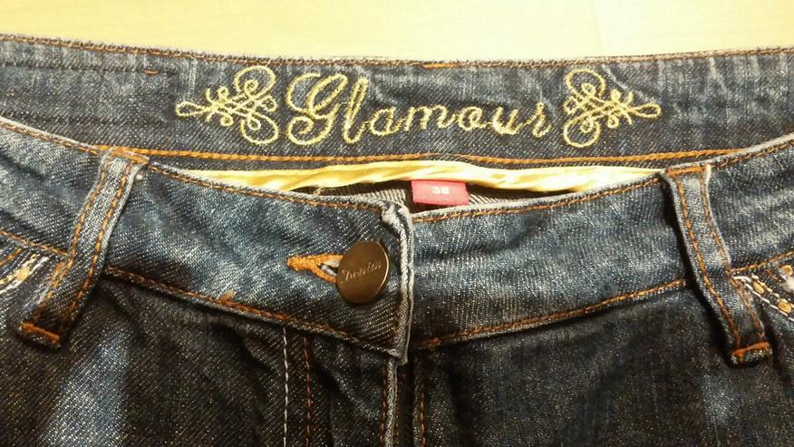 Damen Jeans Hose GLAMOUR Gr. 38 in Blau - W26-W28 / 36-38 / S - Bild 2