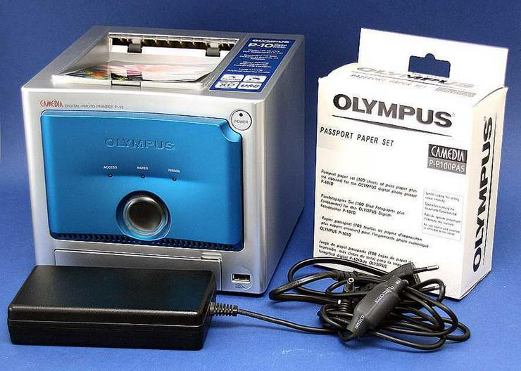 Bild 2: OLYMPUS P-10 Thermo Drucker+Papier+ Farbfolie